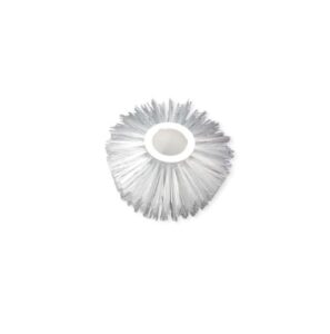 Cepillo Cilíndrico Ø200/80/55×100 mm (PA6.12, BRZ D.) Hilo 1 mm, Blanco